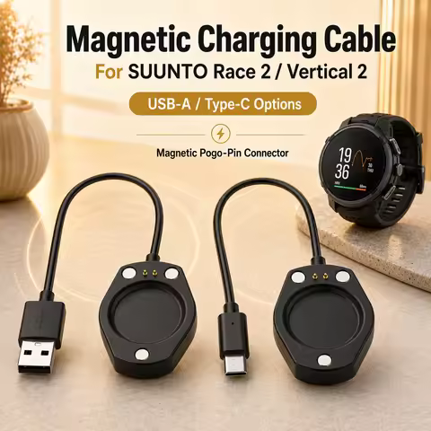 USB Cable Charger For Suunto Race 2 Smartwatch Adapter Replacement Chargers For Suunto Vertical 2 Sm