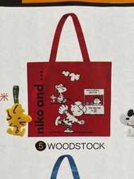 全新 7-11 Snoopy 5號環保袋 Woodstock 7-11 Snoopy Tote Bag No.5 Woodstock