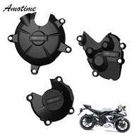 รถจักรยานยนต์ฝาครอบเครื่องยนต์กรณีการป้องกันสำหรับกรณี GB แข่งสำหรับคาวาซากิ ZX6R ZX-6R 2007-2020 20