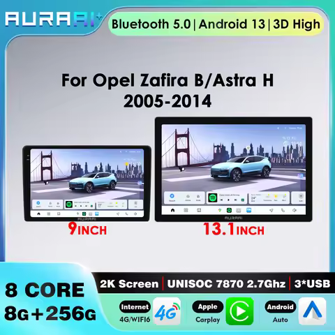 8G+256G Android Multimedia GPS WiFi Car Intelligent Systems For Opel Zafira B/Astra H 2005-2014 GPS 
