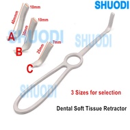 1 piece Dental Retractor Kocher-Langenbeck Cheek Tissue Surgery Stainless Steel Surgical Instruments