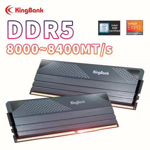 KingBank DDR5 Black SOARBLADE KFXB SERIES Memory 48GB (24GBx2) Set 8000 8400 MHz CL38 Dual Channel K
