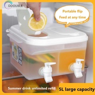[Ddouble.my] Refrigerator Cold Kettle with Faucet Summer Juice Ice Beverage Dispenser