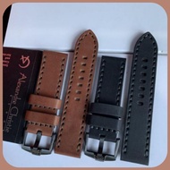 Original Leather Strap Alexandre Christie Watch AC 6411 AC 9205