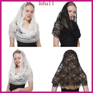LID Vintage Lace Mantilla Veil Church Head Scarf Catholic Bride Veil Snapshots Veil