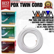 (20m/30m/40m) 14/2 - 12/2 &amp; 10/2 WIREMAX PDX WIRE TWIN CORE NON-METALLIC SHEATHED CABLE PURE COPPER