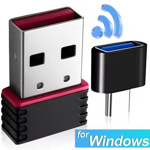 Universal RTL8188FTV USB Wireless Network Card Type C OTG Adaptor for Laptop Phone PC High-speed Por