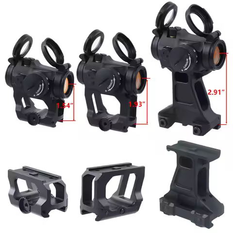 Tactical DANIEL DEFENSE GEISSELE UNITY Riser Scope Mount For T01 T02 2MOA Red Dot Sight 20mm Hunting