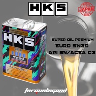 HKS SUPER EURO OIL 5W30 (4L) - 100% Synthetic Engine Oil Car Lubricant