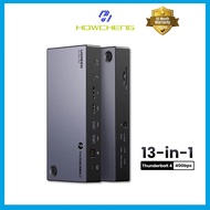 UGREEN Revodok Max 313 13-in-1 Thunderbolt 4 Dock: Triple 4K@60Hz or 8K, 40Gbps, HDMI 2.1, DP 1.4, G