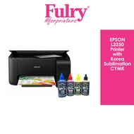 FULRY Epson L3250 Printer with Fulry Sublimation Inks CMYK