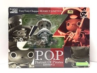 🧲珍惜玩 - 《BEAMS 限定》日版 金證 Megahouse 海賊王 Portrait.Of.Pirates EDITION-Z 喬巴（黑白限定版ver.） One Piece MH POP Ch