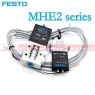 FESTO High Speed High Frequency Solenoid Valve MHE2-M1H-MS1H-3/2G-3/2O-5/2-1/4-1/8-M7-QS-4-6-K