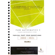 CAIE A2 Level Pure Mathematics Paper 3 Topical Past Years Questions Full Set