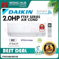 Daikin 2.0HP WiFi Inverter Aircond FTKF50B/RKF50