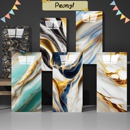 PROUDPEONY Marble Tiles, Self Adhesive 30x60cm Wall Stickers,  Waterproof PVC Floor Tile Sticker Kit