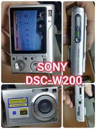 SONY DSC-W100 W200 W30 數位相機 銀 功能正常 貨到付款 ☆手機寶藏點☆ 鴻H
