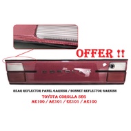 OFFER 100% NEW Toyota Corolla AE100 / AE101 / EE101 / E100 Rear Bonnet Reflector Garnish / Trunk Lid