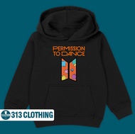 Jaket Hoodie Anak BTS Permission To Dance Hoodie Sweater Anak BTS Permission To Dance