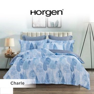 (Bed Sheet Set) Horgen Silky Soft Series 100% Bamboo Fibers (Inc Fitted Sheet, Quilt Cover, Pillowca