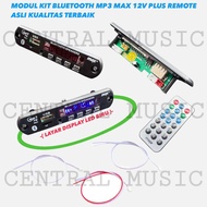 MODUL KIT BLUETOOTH MP3 MAX 12V PLUS REMOTE ASLI KUALITAS TERBAIK