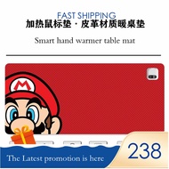 [แผ่นรองเม้าส์] Mario แผ่นรองเม้าส์อุ่นขนาดใหญ่โต๊ะทำความร้อนสำนักงานอุ่นกันน้ำคราบนักเรียนโต๊ะเขียนหนังสืออุ่นมือ