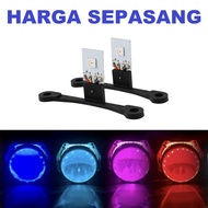Lampu LED Devil Eye Projector OSRAM Demon Eye Projie BiLED 2.5 Inci / 3 Inch Motor Mobil