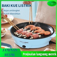 Multifunctional Frying Pan/Non-Stick Electric Grilling Pan/Household Barbecue Pan BBQ Grill/Electric Frying Pan Fried Egg Steak Teppanyaki/Smokeless Barbecue Grill