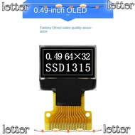 LETTER OLED Screen Display, 14PIN 0.49 inch OLED Screen Board, usable SSD1315 Drive IC I2C Interface