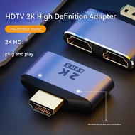 1 to 2 HDMI HD 2K Dual Output Splitter Monitor Adapter One HDMI Male to Dual HDMI Female Adapter Spl