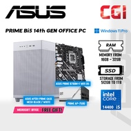 Prime Bi5 Intel i5 14th Gen Office PC ( Intel Core i5 / 16GB RAM / 512GB SSD / Windows 11 Pro ) with
