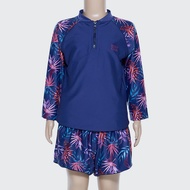 HIGHCLUB ชุดว่ายน้ำกันยูวีเด็กหญิง เสื้อแขนยาวกางเกงขาสั้น / UPFG06