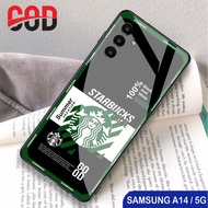 HP [A16] Case Samsung A14 5Ghp Samsung A14 5G Glitter Glass Softcase Samsung A14 5G Mobile Phone Cas