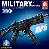 1.16 Leyi 88086 Technology Gun MP5 Compatible Assembled Boy Toy Sniper Mechanism Gift