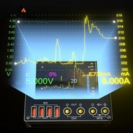 (GOODCHOICE) C09 I2C waveform ammeter, 0-40V input dual channel voltage and current tester
