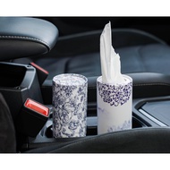 Tissue Paper 2Ply Soft Car Tissue Box Eco-Friendly Cylinder Tissue Box for Car