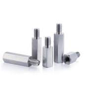 1pcs M4 M5 M6 Aluminum Hexagonal Standoff Spacers - Single-Headed Hex Bolts for PCB Support, Isolati
