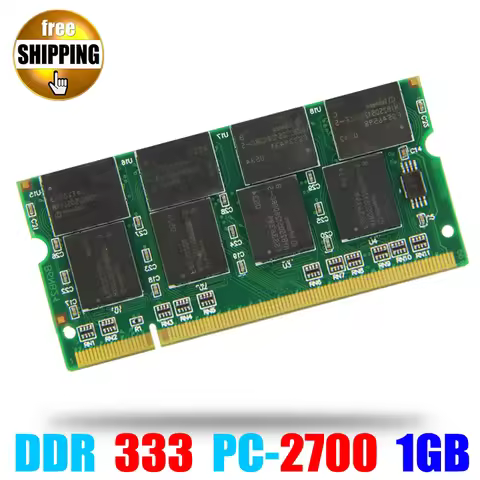 Laptop Memory Ram SO-DIMM PC2700 DDR 333 / 266 MHz 200PIN 1GB / DDR1 DDR333 PC 2700 333MHz 200 PIN F