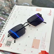 แว่นตาRimless Blue block auto 1.61
