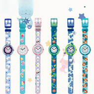 Swatch Flikflak Kids Watch Unisex Swiss Quartz Movement Resin สายคล้อง Round Dial 26mm นาฬิกาข้อมือเ