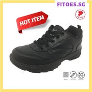 *SG Seller* CHECKER 1403 School Shoes Black