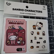 包郵 韓國八達通 0餘額 Hello Kitty sanrio 三麗鷗 tmoney card T-money 韓國交通卡 t money + sticker 送貼紙