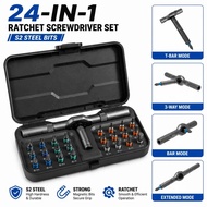[COD] Magnetic Ratchet Screwdriver Set 24-66in1 Precision Repair Tool Kit Portable Electronics Phone