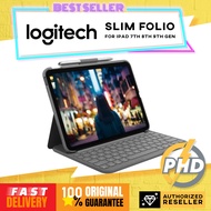 Logitech SLIM FOLIO iPad Keyboard Case 10.2 Inch, 7th Generation, Bluetooth, with Integrated Wireles