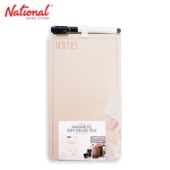 Boardest Whiteboard RWB1055-1 14x25.4cm Magnetic Dry Erase Tile - Office Supplies