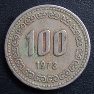 Koleksi Koin Korea Selatan 100 Won thn 1973