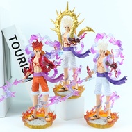 20cm ONE PIECE Gk Sun God Luffy Five-Gear Nica Luffy Demon Fruit Awakening Standing Posture Anime Figure Plastic Model Collection Statue Toy For Birthday Gift Desktop Decoration