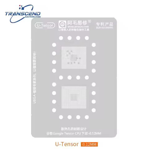 BGA Reballing Stencil Template Station For Google Pixel 6 Pro U-Tensor CPU Tin Planting Template Sol