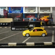 HONDA Diecast JDM64 Civic Type R EK9 YellowHONDA