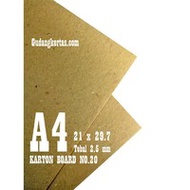 2.5 mm Cardboard Board No.20 - A4